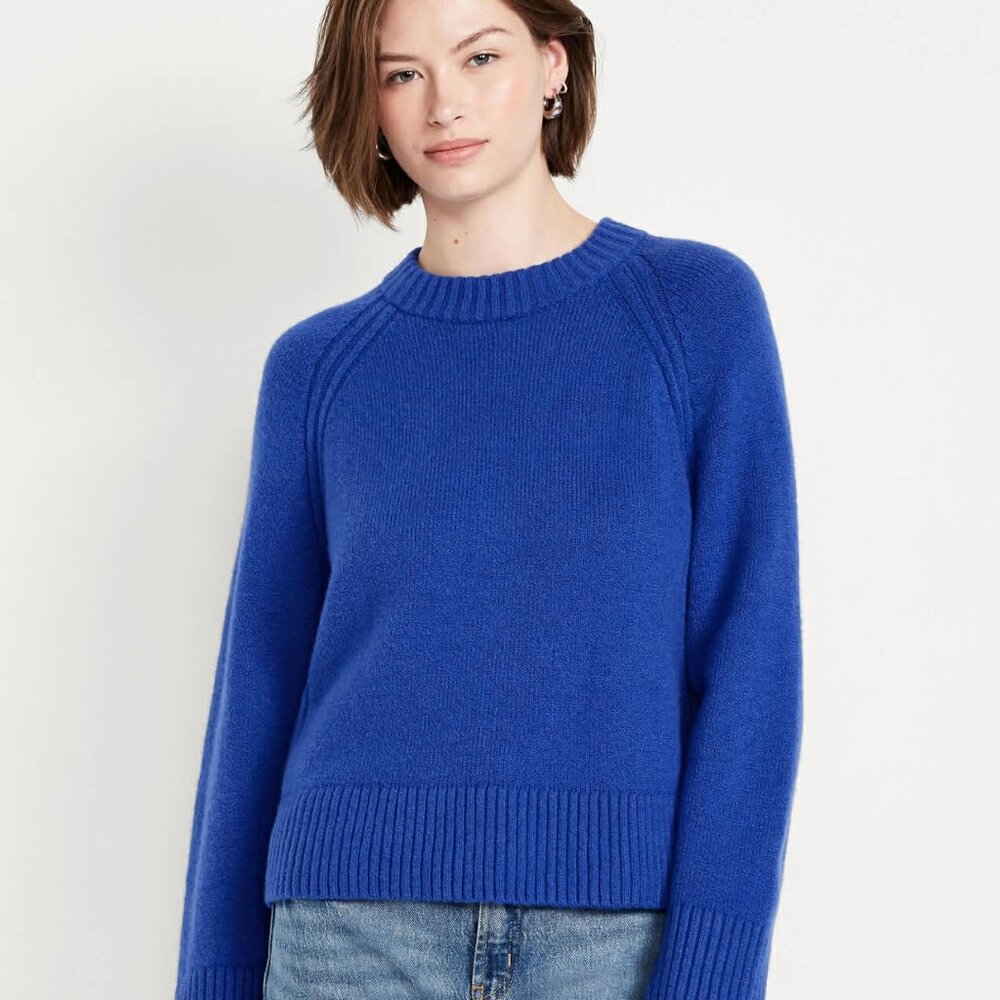 Old Navy SoSoft Loose Crew-Neck Sweater/L Petite